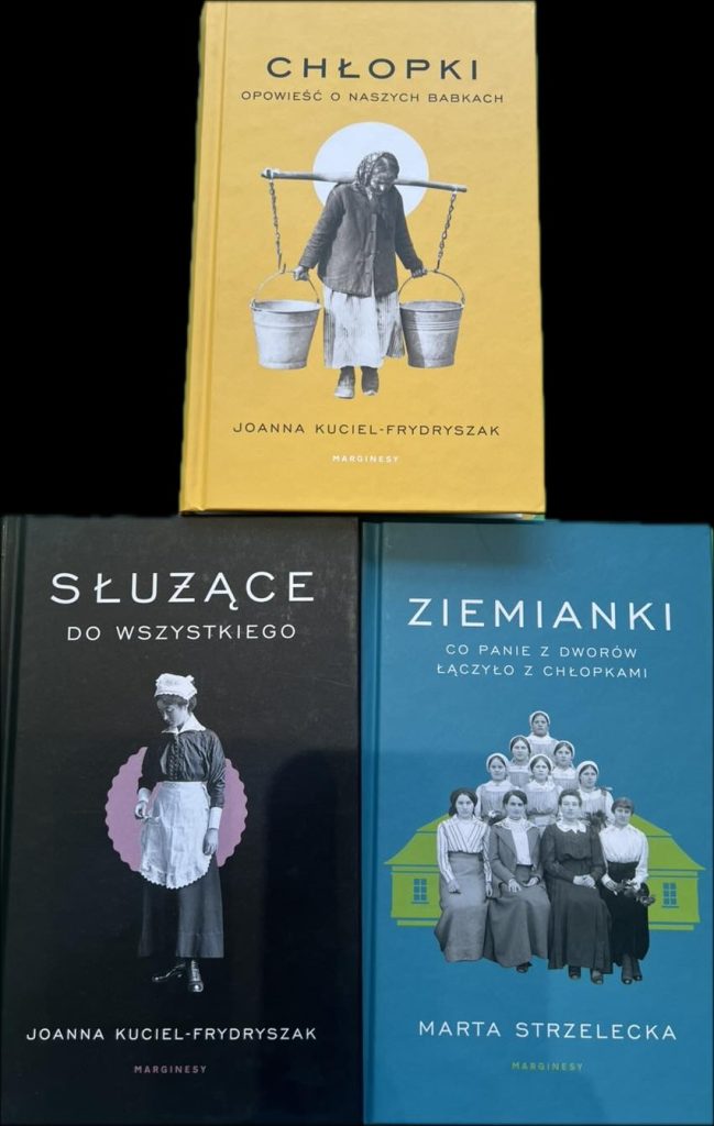 Joanna Kuciel - ksiazki: clopki, sluzace, ziemianki